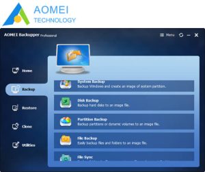 AOMEI Backupper Crack 6.7 + Keygen Descargar [Último]